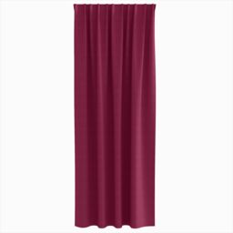 Berkfield Home Curtains with Curtains 2 pcs Wine Red 260 x 140 cm Polyester - thumbnail 3