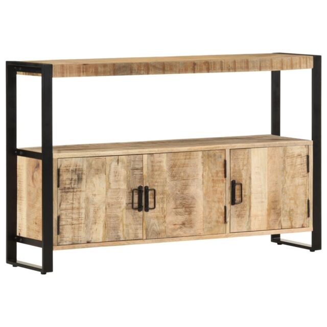 Berkfield Home Side Cabinet 120x30x75 cm Solid Mango Wood in Brown - Size: 120 x 30 x 75 cm - image 1