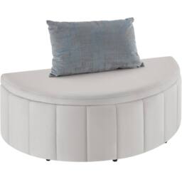tectake Upholstered Bench Moon in Taupe - thumbnail 8