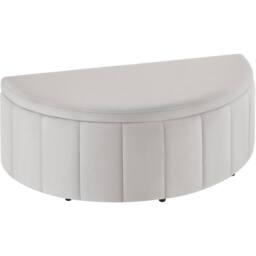 tectake Upholstered Bench Moon in Taupe - thumbnail 1