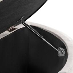 tectake Upholstered Bench Moon in Taupe - thumbnail 6