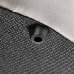 tectake Upholstered Bench Moon in Taupe - thumbnail 5