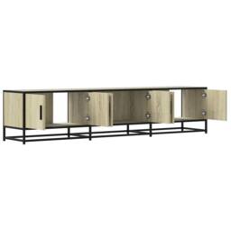 Berkfield Home TV Cabinet Sonoma Oak 180x35x41 cm Engineered Wood in Light Tan - Size: 180 x 35 x 41 cm - thumbnail 7