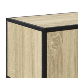Berkfield Home TV Cabinet Sonoma Oak 180x35x41 cm Engineered Wood in Light Tan - Size: 180 x 35 x 41 cm - thumbnail 8