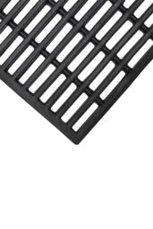 JVL Robusta Rubber Doormat 36x61cm in Black - Size: 40 cm x 60 cm - thumbnail 4