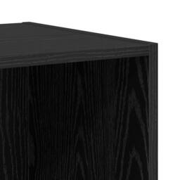 Berkfield Home TV Cabinet Set Wall-mounted with Storage 2 pcs Black oak 37 x 37 - thumbnail 7