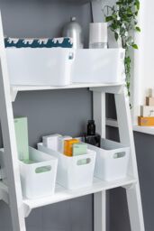 Wham Plastic Studio Basket 6.01 Rectangular in White - thumbnail 1