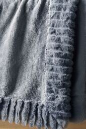 Catherine Lansfield 'Velvet & Faux Fur' Throw in Charcoal - Size: 150 cm x 200 cm - thumbnail 2