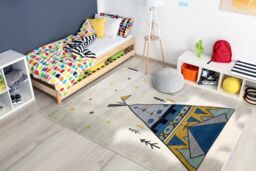 RugsX Petit Rug in Grey - Size: 140 cm x 190 cm - thumbnail 4