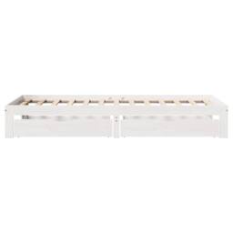 Berkfield Home Restful Bed Frame with Drawers without Mattress White 90x200 cm - thumbnail 7