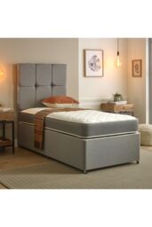 eXtreme Comfort Ltd Cooltouch Essentials Grey Memory Foam Hybrid Spring Mattress in Mid Grey - Size: EU Single - thumbnail 1