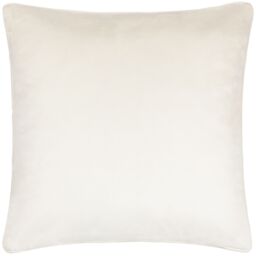 HOEM Malans Cut Velvet Piped Cushion in Cream - Size: 45 cm x 45 cm - thumbnail 2