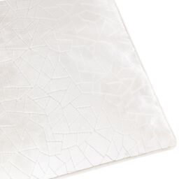 HOEM Malans Cut Velvet Piped Cushion in Cream - Size: 45 cm x 45 cm - thumbnail 5