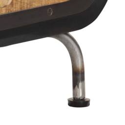 Berkfield Home Dense Coffee Table 100x50x35 cm Solid Mango Wood in Brown - Size: 100 x 50 x 35 cm - thumbnail 7