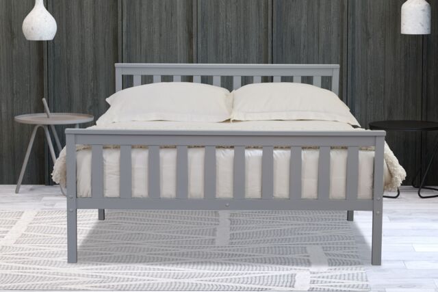 Flintshire Furniture Ltd Marnel Wooden Bed Frame in Grey - Size: King - image 1