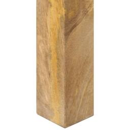 Berkfield Home Beautiful Console Table 110x35x76 cm Rough Mango Wood in Brown - Size: 110 x 35 x 76 cm - thumbnail 6