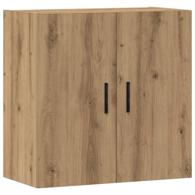 Berkfield Home Wall Cabinet Artisan Oak 60x31x60 cm Engineered Wood in Brown - Size: 60 x 31 x 60 cm - image 1