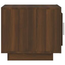 Berkfield Home Decorative Coffee Table Brown Oak 51x50x45 cm Engineered Wood - Size: 51 x 50 x 45 cm - thumbnail 4