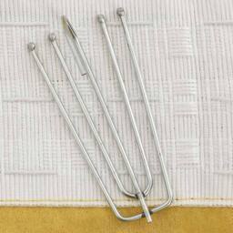 Berkfield Home Linen-Look Blackout Curtains with Hooks 2 pcs Yellow 140x225 cm - thumbnail 3