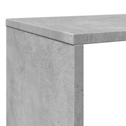 Berkfield Home Classic Book Cabinet Concrete Grey 132x29x141.5 cm Engineered Wood - thumbnail 9