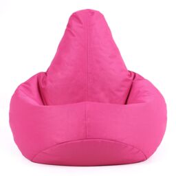 icon Kids High Back Bean Bag Red Indoor Outdoor Childrens Bean Bags in Pink - thumbnail 3