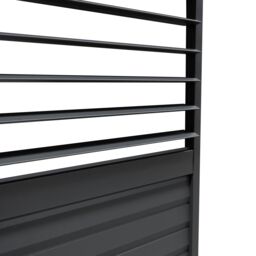 Monstershop Anthracite Aluminium Pergola With 2 x Shutter Panels - 3m x 4m in Grey - thumbnail 8