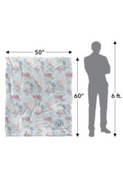 Bridgerton By Catherine Lansfield Bridgerton B Floral Silky Touch Super Soft Throw Blanket 152 X 127 cm in White - thumbnail 5