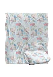 Bridgerton By Catherine Lansfield Bridgerton B Floral Silky Touch Super Soft Throw Blanket 152 X 127 cm in White - thumbnail 2