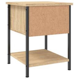 Berkfield Home Bedside Tables 2 pcs Sonoma Oak 34x35.5x45 cm Engineered Wood in Tan - thumbnail 9