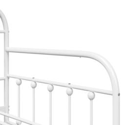 Berkfield Home Daybed Frame White 100x200 cm Steel - thumbnail 9