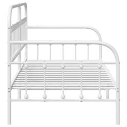 Berkfield Home Daybed Frame White 100x200 cm Steel - thumbnail 7