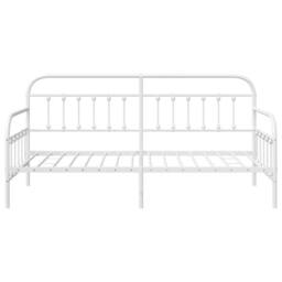 Berkfield Home Daybed Frame White 100x200 cm Steel - thumbnail 6