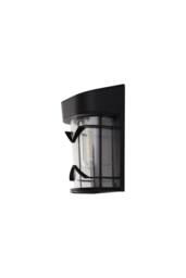 Living and Home 4 Packs Solar-Powered Outdoor Wall Lights in Black - thumbnail 2
