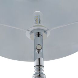 Pagazzi Lustre Polished Chrome Led Rechargeable Floor Lamp in Silver - thumbnail 5