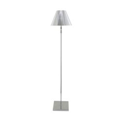 Pagazzi Lustre Polished Chrome Led Rechargeable Floor Lamp in Silver - thumbnail 3