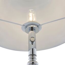 Pagazzi Lustre Polished Chrome Led Rechargeable Floor Lamp in Silver - thumbnail 4