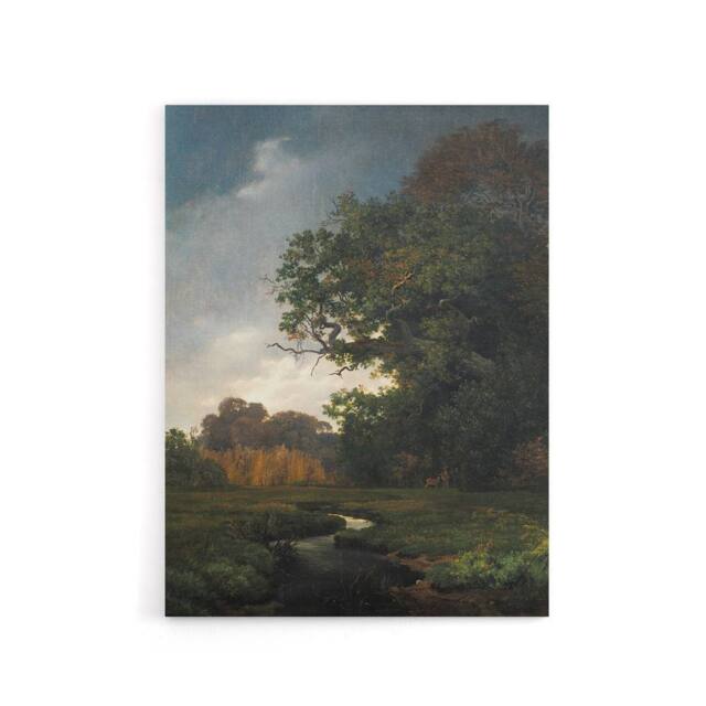 "Artery8 Landscape With Gray Weather Lundbye Canvas Wall Art Print - Size: W18"" x H24""" - image 1