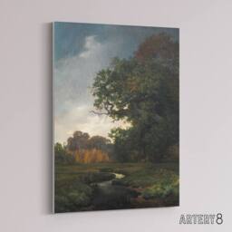 "Artery8 Landscape With Gray Weather Lundbye Canvas Wall Art Print - Size: W18"" x H24""" - thumbnail 2