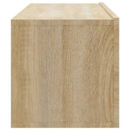Berkfield Home Wall TV Cabinets 4 pcs Sonoma Oak 100x30x30 cm in Brown - Size: 100 x 30 x 30 cm - thumbnail 6