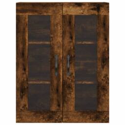Berkfield Home Highboard Smoked Oak 69.5x34x180 cm Engineered Wood in Brown - thumbnail 6