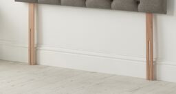 "Somnior Premier Tweed Fabric 32"" Upholstered Divan Bed Headboard in Brown - Size: Super King" - thumbnail 2