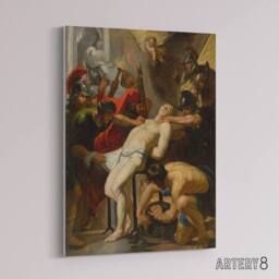"Artery8 Peter Paul Rubens Martyrdom of Saint Lawrence Canvas Wall Art Print - Size: W12"" x H16""" - thumbnail 2