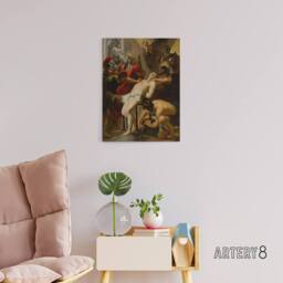"Artery8 Peter Paul Rubens Martyrdom of Saint Lawrence Canvas Wall Art Print - Size: W12"" x H16""" - thumbnail 3