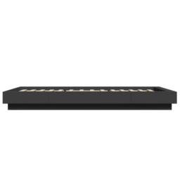 Berkfield Home Modern Bed Frame without Mattress Black 90x200 cm - thumbnail 5