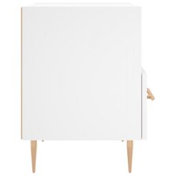 Berkfield Home Bedside Cabinet White 40x35x47.5 cm Engineered Wood - thumbnail 5