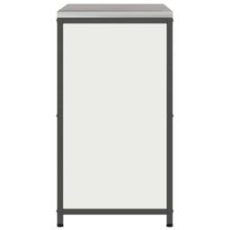 Berkfield Home Kitchen Storage Cabinet with Shelf with Storage with Door White Steel - thumbnail 8