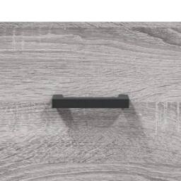 Berkfield Home Modern Bedside Cabinet Grey Sonoma 40x40x66 cm Engineered Wood - Size: 40 x 40 x 66 cm - thumbnail 9