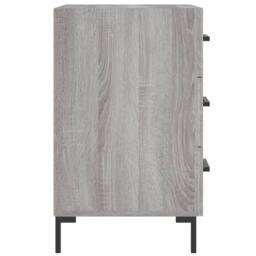 Berkfield Home Modern Bedside Cabinet Grey Sonoma 40x40x66 cm Engineered Wood - Size: 40 x 40 x 66 cm - thumbnail 6