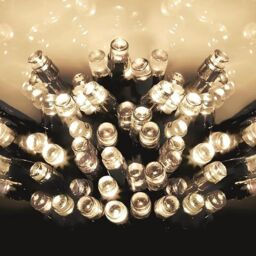 simpa 200 LED Multi-Action Battery Operated String Lights in Yellow
