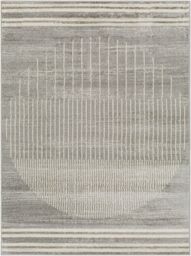 Livabliss Floransa-Geometric Grey Ivory Brown Modern Living Dining Bedroom Rug - Size: 160 cm x 215 cm - thumbnail 2